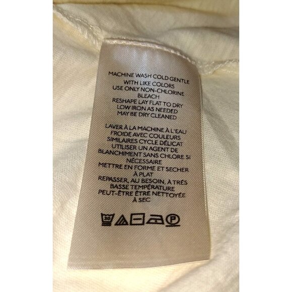 Anthropologie Ruffle Trim Cotton Tank Cream Sleeveless Romantic Soft Girl S/M - Picture 3 of 6